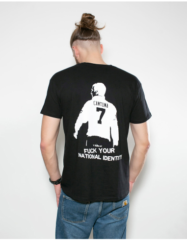 Roter Stern Leipzig - T-Shirt - Cantona - Black - @ No Borders