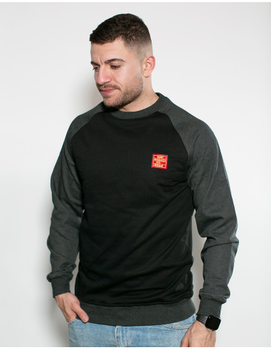Kein Mensch ist illegal - No Borders - Sweater - Black/Dark Grey - @ No Borders