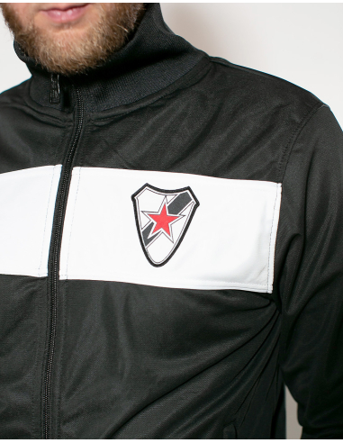 Roter Stern Leipzig - Lonsdale - Trainingsjacke - Black/White - @ No Borders