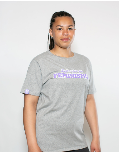 Fußballfans für Feminismus - No Borders - T-Shirt - Grey - @ No Borders