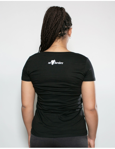 Capitalism Is The Virus - T-Shirt tailliert - Black - @ No Borders