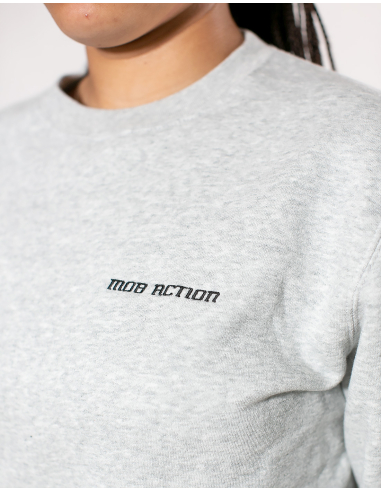 Mob Action Classic - Sweater - Grey/Black - @ No Borders