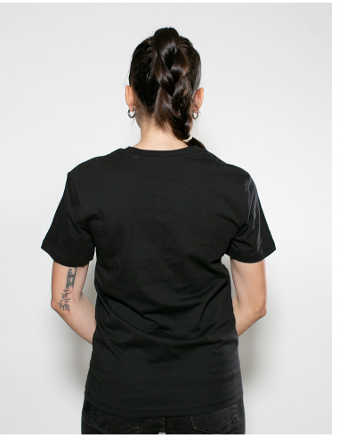Roter Stern Leipzig - T-Shirt - Logo Stick - Black - @ No Borders