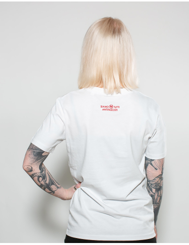 Siamo Tutti Antifascisti - Mob Action - T-Shirt - White - @ No Borders