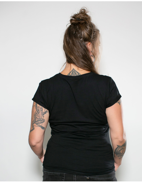 Free Adel - No Borders - SOLI T-Shirt tailliert - Black