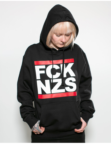 FCK NZS - True Rebel - Hoodie - Black - @ No Borders