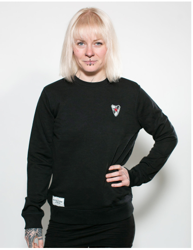 Roter Stern Leipzig - Sweater - Logo Stick - Black - @ No Borders