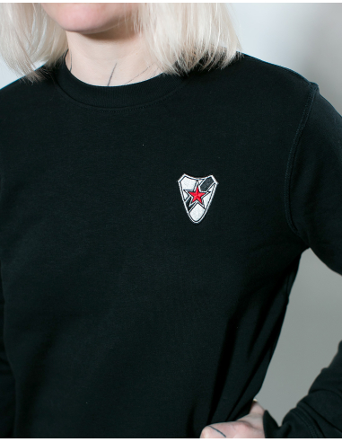 Roter Stern Leipzig - Sweater - Logo Stick - Black - @ No Borders