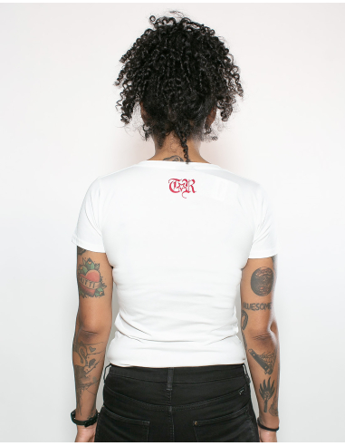 AFA 2.0 - True Rebel - T-Shirt fitted - White/Red - @ No Borders