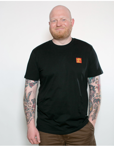 Kein Mensch ist illegal - No Borders - T-Shirt - Black/Red - @ No Borders