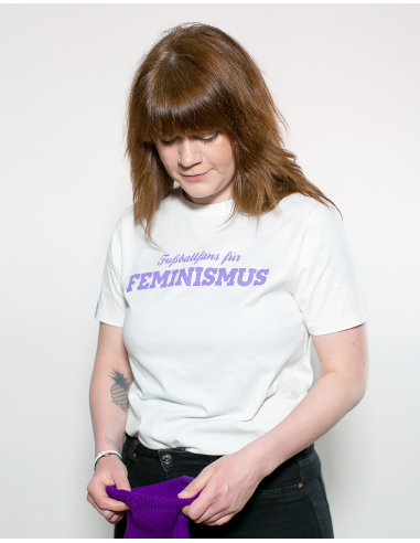 Fußballfans für Feminismus - No Borders - T-Shirt - White - @ No Borders