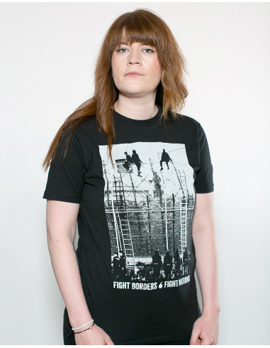 Fight Borders Fight Nations - Black Mosquito - T-Shirt - Black - @ No Borders