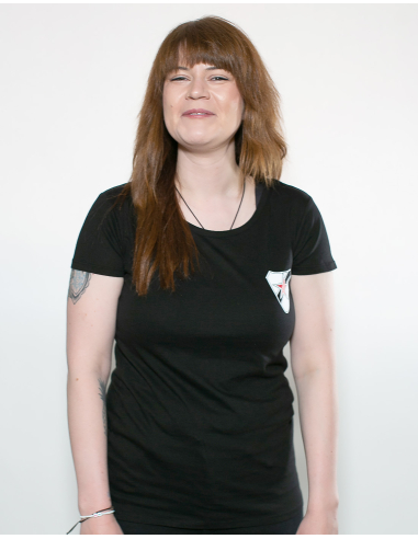 Roter Stern Leipzig - T-Shirt fitted - Cantona - Black - @ No Borders