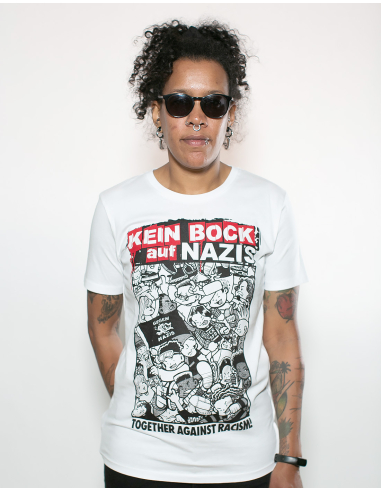 Kein Bock auf Nazis - T-Shirt - Weiß - @ No Borders
