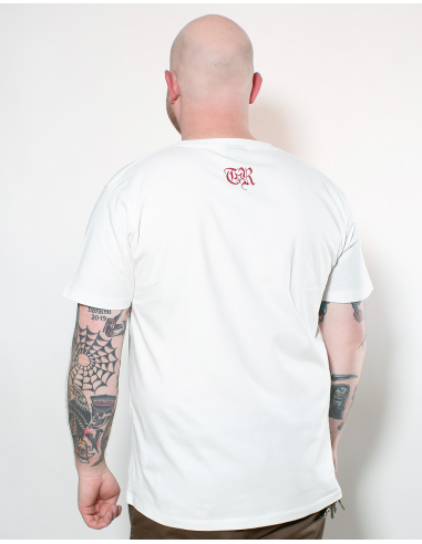 Anti Fascist Action - T-Shirt - True Rebel - Weiß/Rot - @ No Borders