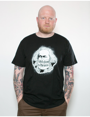 Eat the Rich - No Borders - T-Shirt - White - @ No Borders