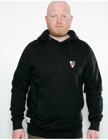 Roter Stern Leipzig - Hoodie - Logo Stick - Black - @ No Borders