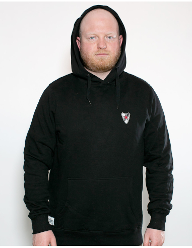Roter Stern Leipzig - Hoodie - Logo Stick - Black - @ No Borders