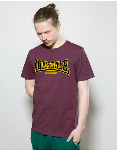 Lonsdale - T-Shirt - Classic - Vintage Oxblood - @ No Borders