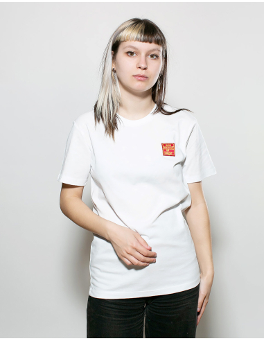 Kein Mensch ist illegal - No Borders - T-Shirt - White/Red - @ No Borders