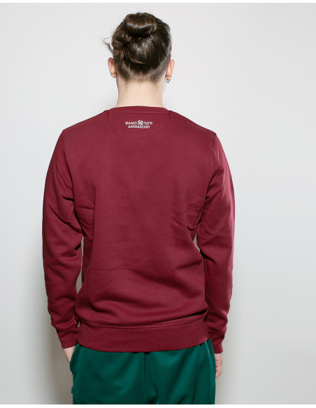 Siamo Tutti Antifascisti - Mob Action - Sweater - Burgundy Siamo Tutti Antifascisti - Mob Action - Sweater - Burgundy