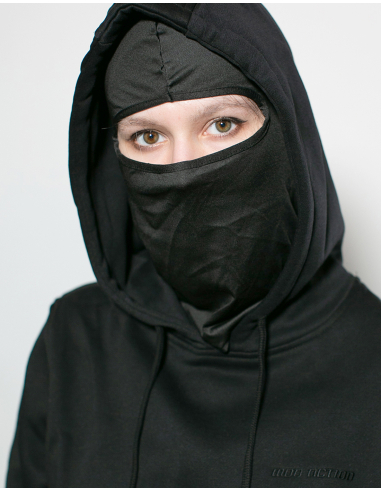 Mob Action Classic - Ninja Hoodie - Black/Black - @ No Borders