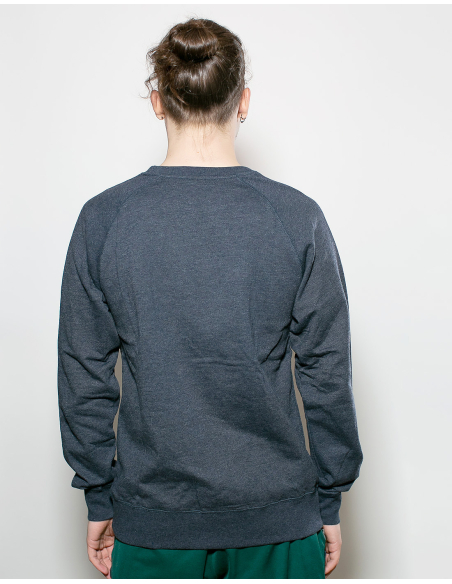 Mission Lifeline - SOLI Sweater - Pocket Print - Melange Navy