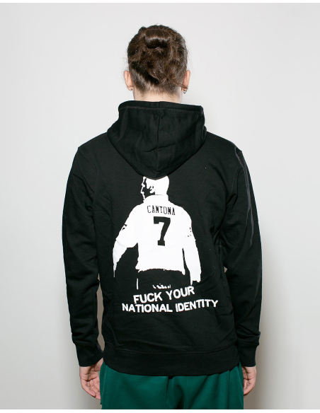 Roter Stern Leipzig - Hoodie - Cantona - Black