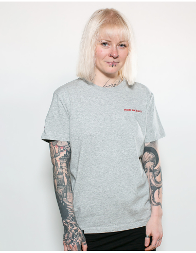 Mob Action Classic - T-Shirt - Grey/Red - @ No Borders