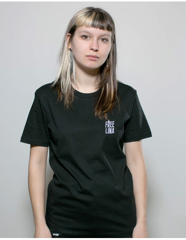Free Lina - Mob Action - SOLI T-Shirt 2.0 - Black - @ No Borders