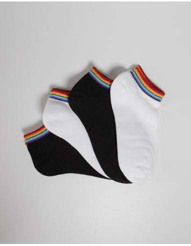 Pride / Rainbow - Urban Classics - Sneaker Socks - Pack of 4 - @ No Borders