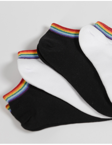 Pride / Rainbow - Urban Classics - Sneakersocken - 4er Pack - @ No Borders