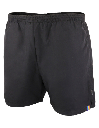 Pride / Rainbow Flag - No Borders - Active Shorts - Black - @ No Borders