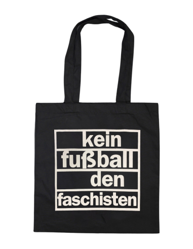 Kein Fußball den Faschisten - Tote Bag - Black - @ No Borders