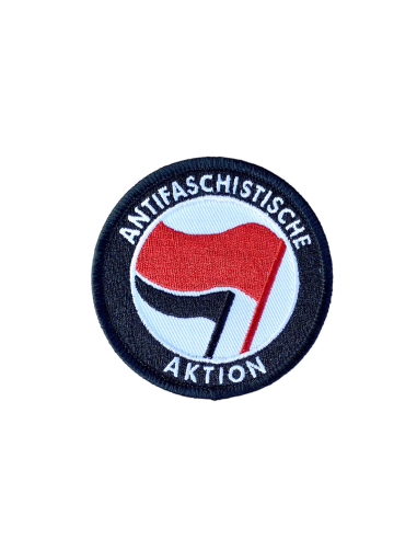 Antifa - Patch - Black - @ No Borders