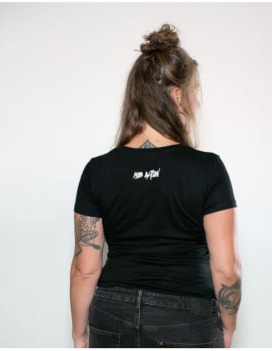 No Pasaran - Mob Action - T-Shirt fitted - Black - @ No Borders