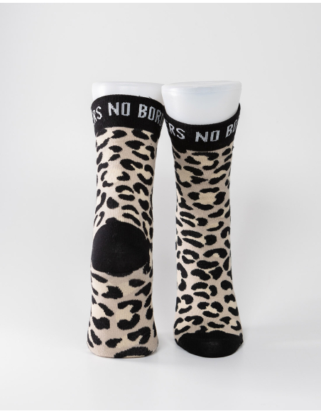 Leo - No Borders - Socken - Animal Print