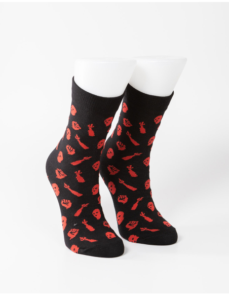 Riot - Mob Action - Socken - Black/Red Riot - Mob Action - Socken - Black/Red