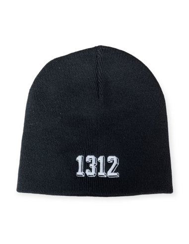 1312 - Beanie - Black - @ No Borders