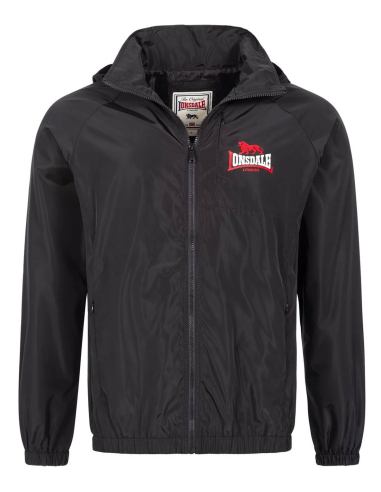 Lonsdale - Windbreaker - Glengolly - Black - @ No Borders