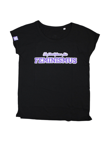 Fußballfans für Feminismus - No Borders - T-Shirt tailliert - Black - @ No Borders
