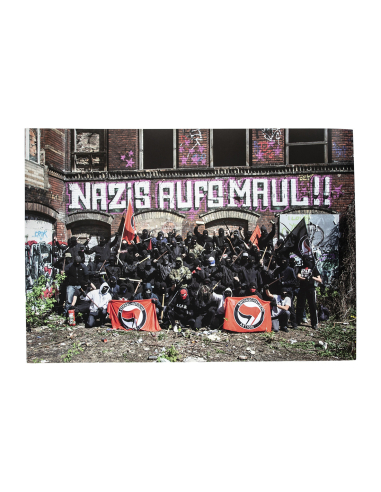 Nazis aufs Maul - Poster - @ No Borders