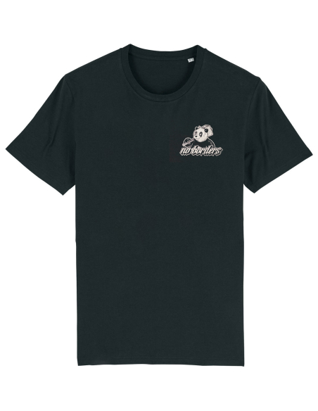 Panda - No Borders - T-Shirt - Black