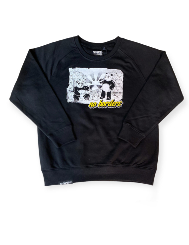 Panda - No Borders - Sweater Kids - Black - @ No Borders