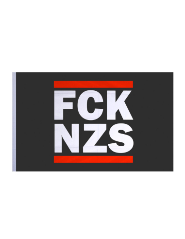 FCK NZS - True Rebel - Fahne - @ No Borders