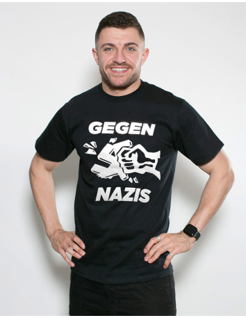 Gegen Nazis - Wintermütze - Senfgelb - @ No Borders