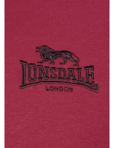 Lonsdale - Hoodie - Talmine - Oxblood - @ No Borders