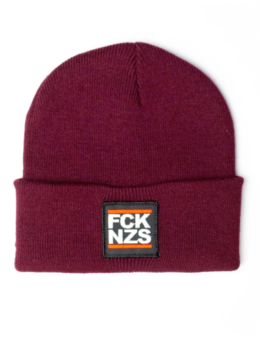 FCK NZS - True Rebel - Winter Hat - Burgundy - @ No Borders