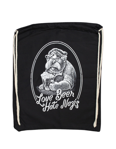 Love Beer Hate Nazis - Gymsac - @ No Borders