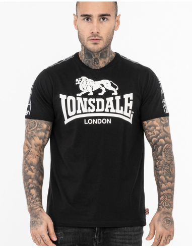 Lonsdale - T-Shirt - Stour - Black - @ No Borders
